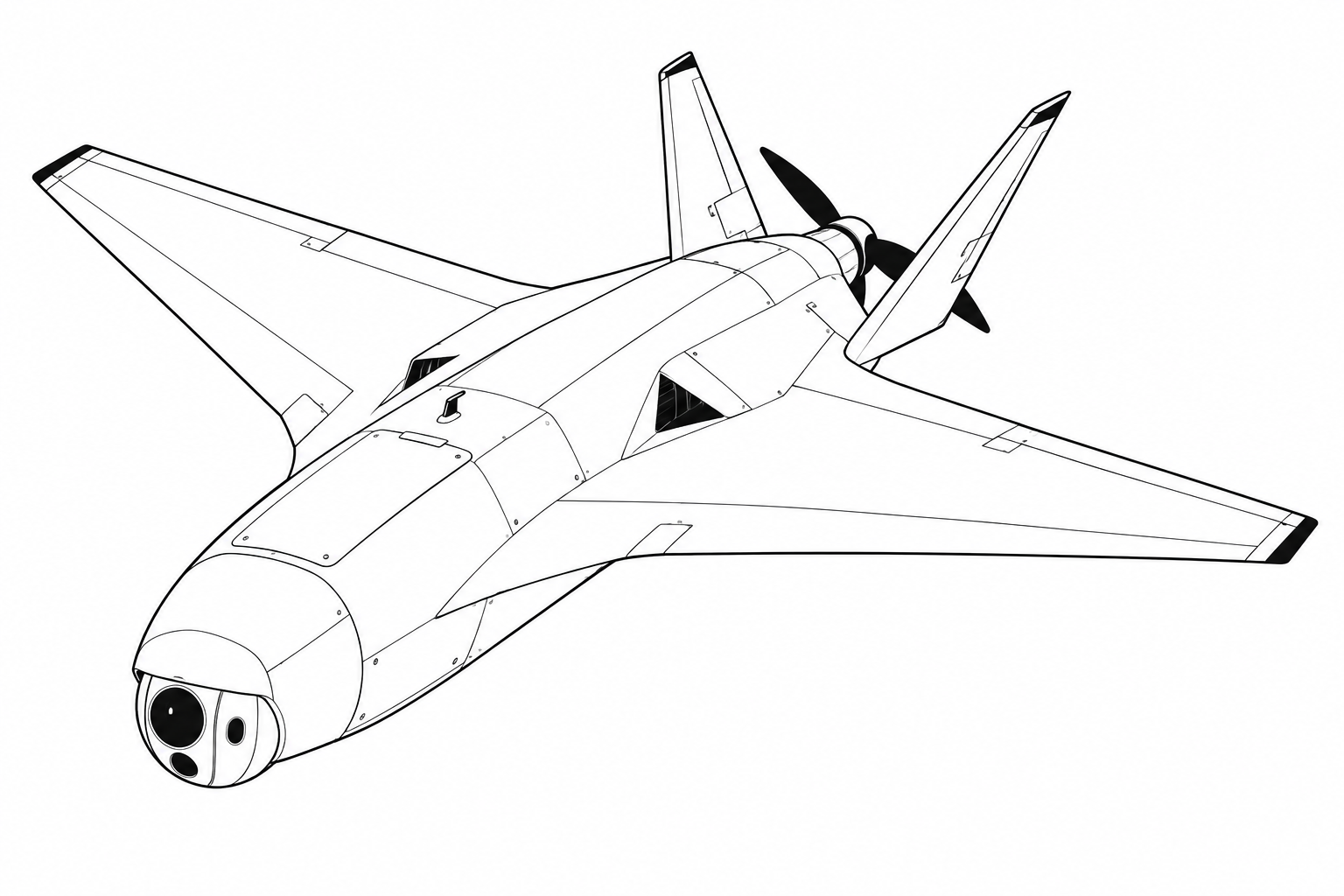 Hitchhiker Interceptor military drone profile image
